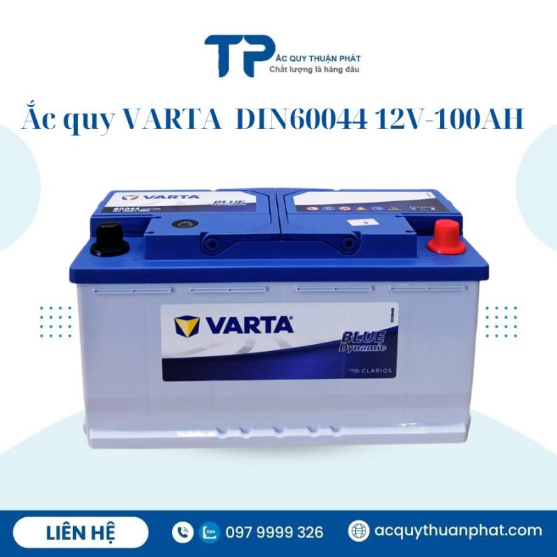 Ắc quy Varta Din60044 12V-100AH chính hãng