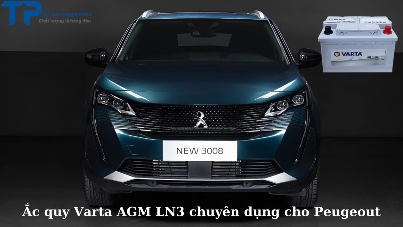 Ắc quy Varta LN3 chuyên dùng cho Peugeout