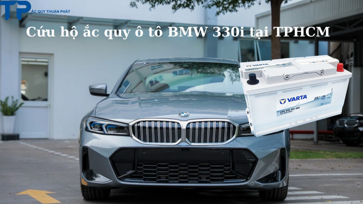 Cứu hộ ắc quy ô tô BMW 330i tại TPHCM