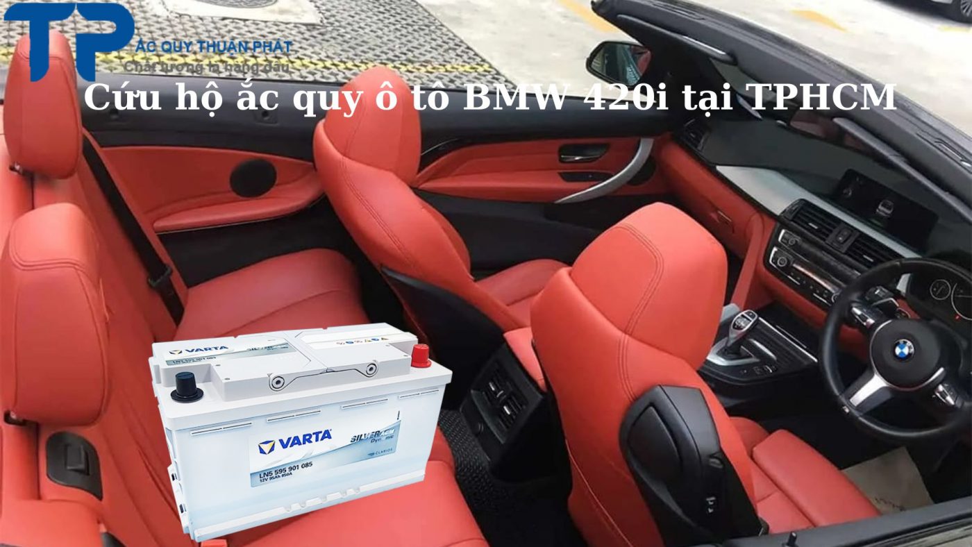 Cứu hộ ắc quy ô tô BMW 420i tại TPHCM