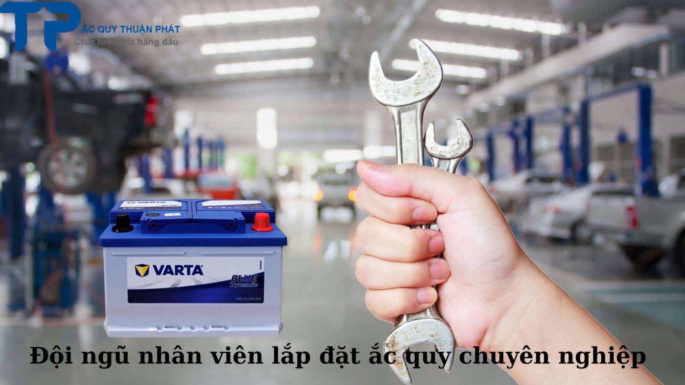 Đội ngũ nhân viên lắp đặt ắc quy chuyên nghiệp