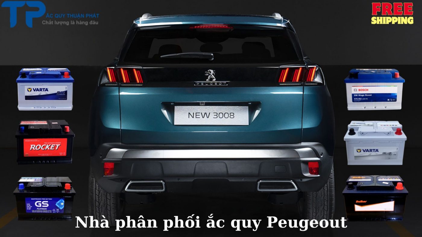 Nhà phân phối ắc quy ô tô Peugeout tại TPHCM;