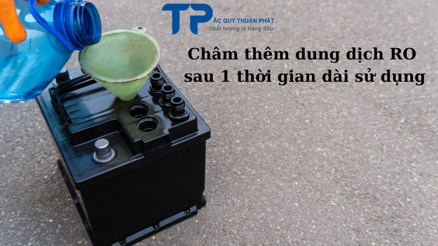 Châm thêm dung dịch RO sau một thời gian dài sử dụng