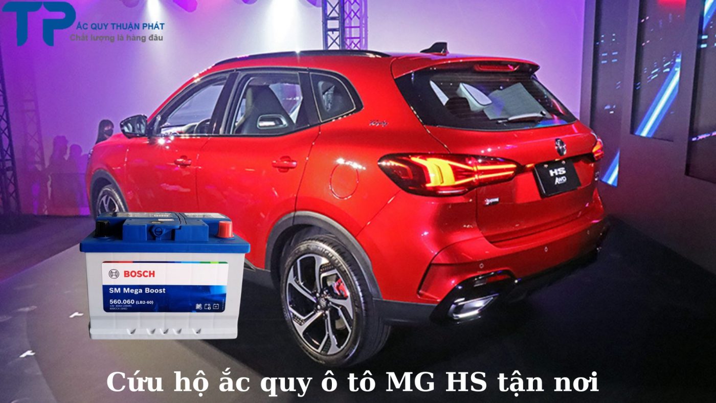 Cứu hộ ắc quy ô tô MG HS tận nơi