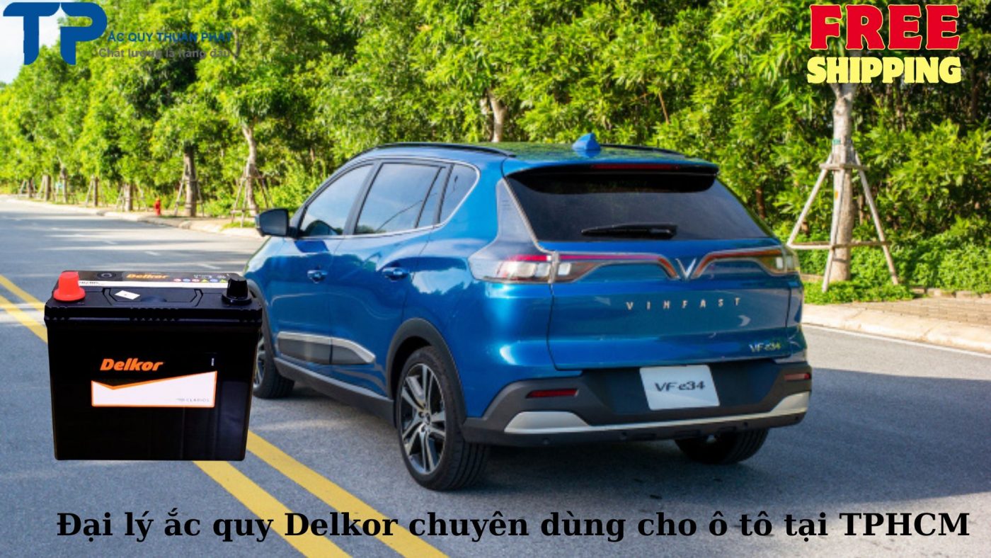 Đại lý ắc quy Delkor chuyên dùng cho ô tô tại TPHCM