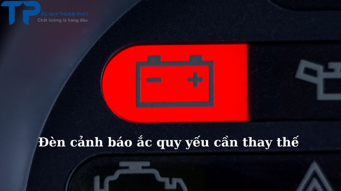 Đèn cảnh báo ắc quy yếu cần thay thế