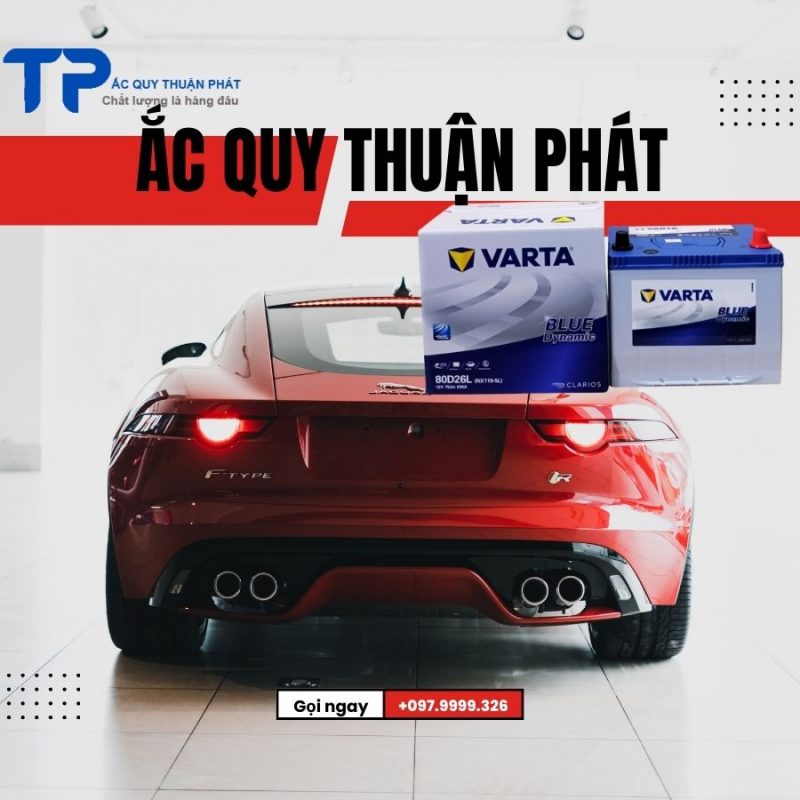 Ắc quy Varta 80D26L chuyên dụng cho ô tô