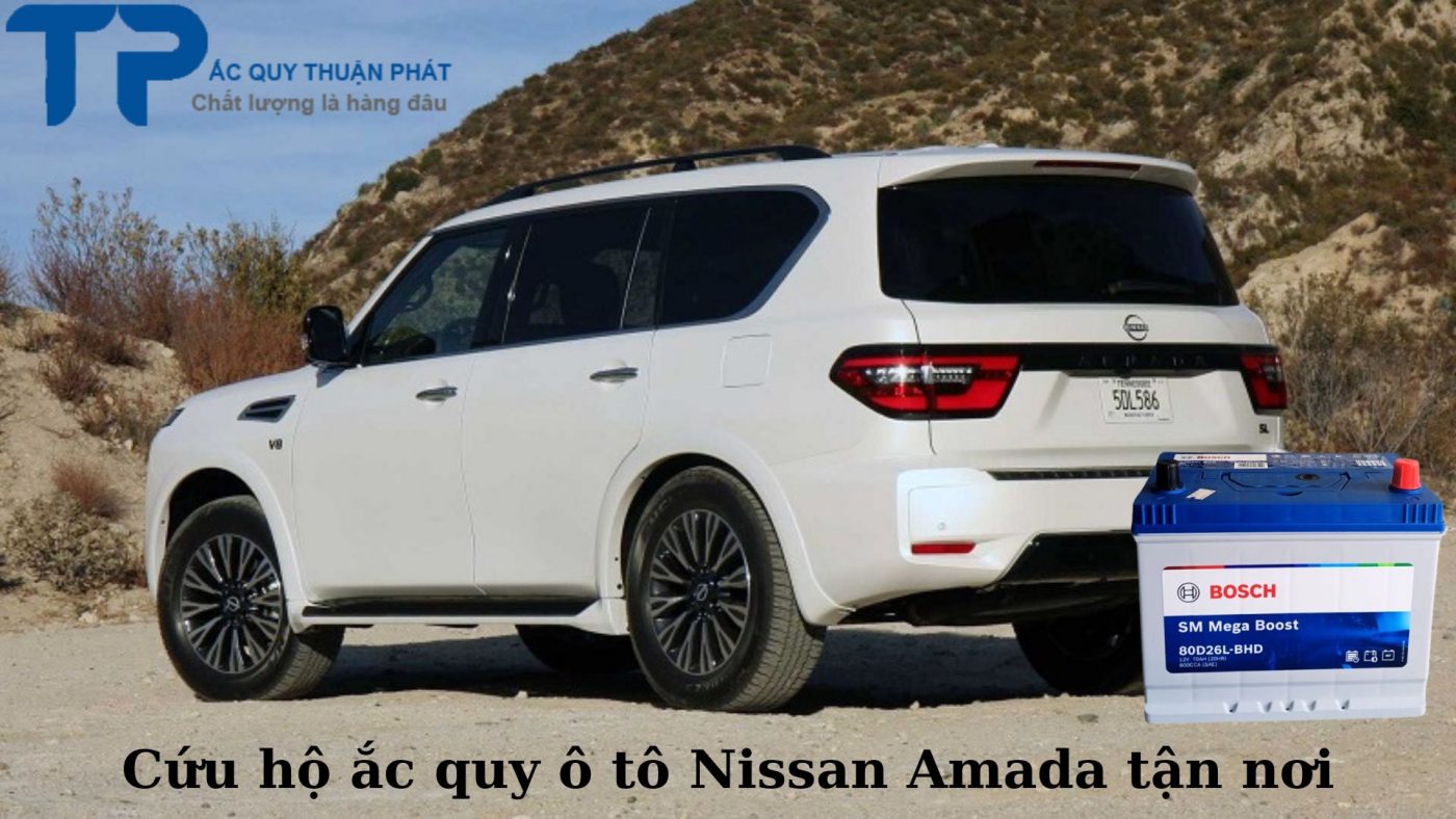 Cứu hộ ắc quy ô tô Nissan Amada tận nơi