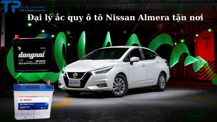 Đại lý ắc quy ô tô Nissan Almera tại TPHCM;