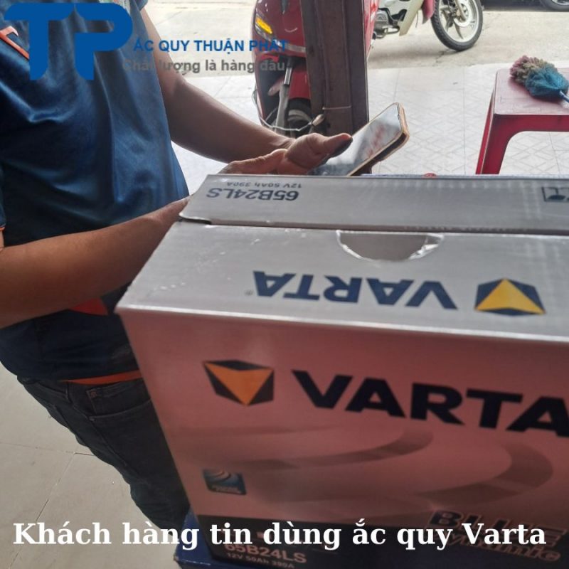 Khách hàng tin dùng ắc quy Varta