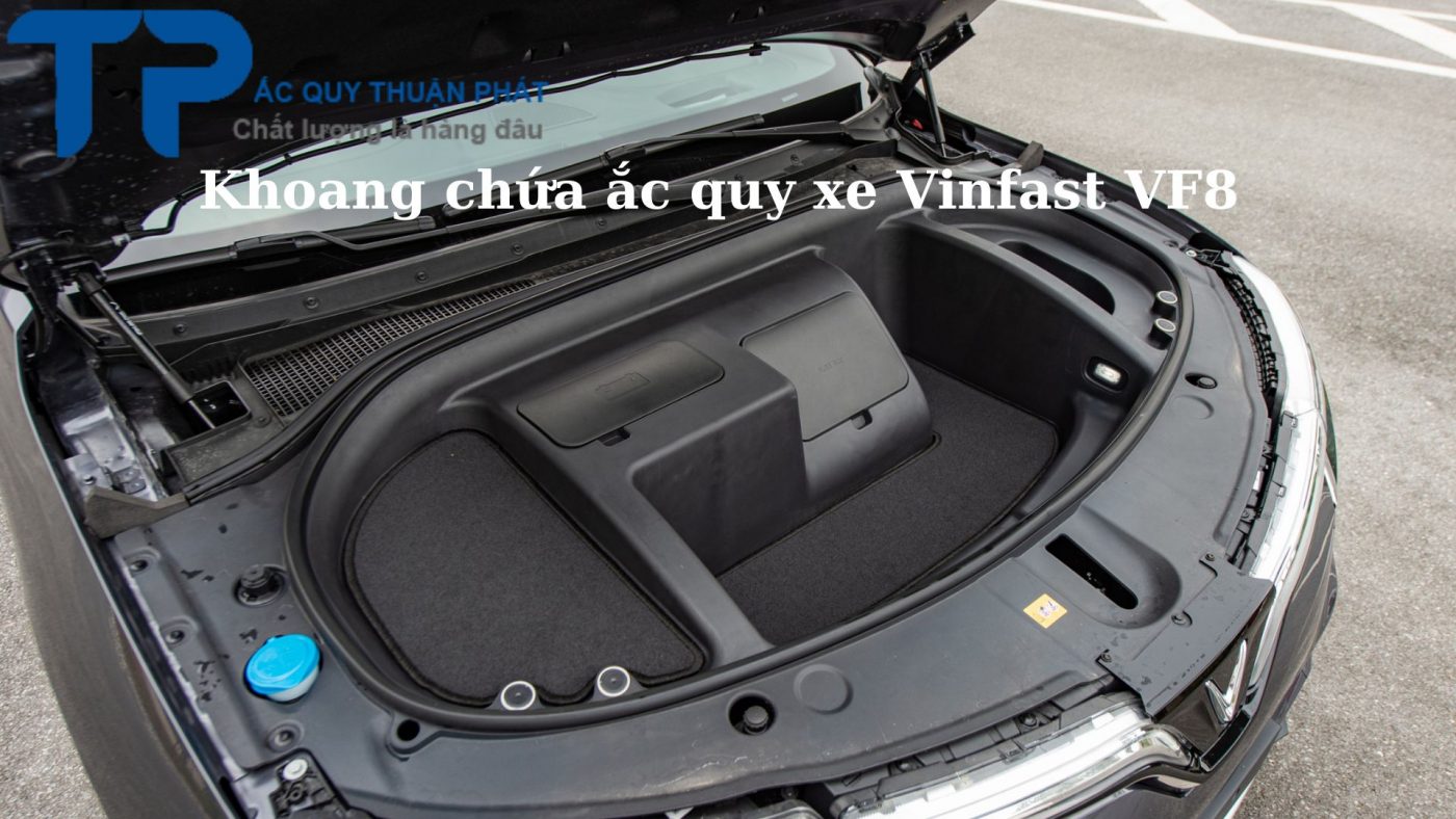 Khoang chứa ắc quy xe Vinfast VF8