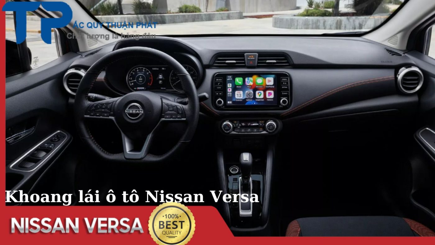 Khoang lái ô tô Nissan Versa