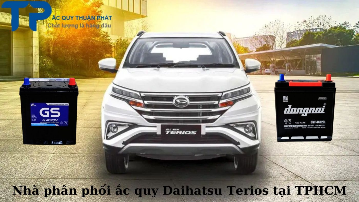 Nhà phân phối ắc quy ô tô Daihatsu Terios tại TPHCM;