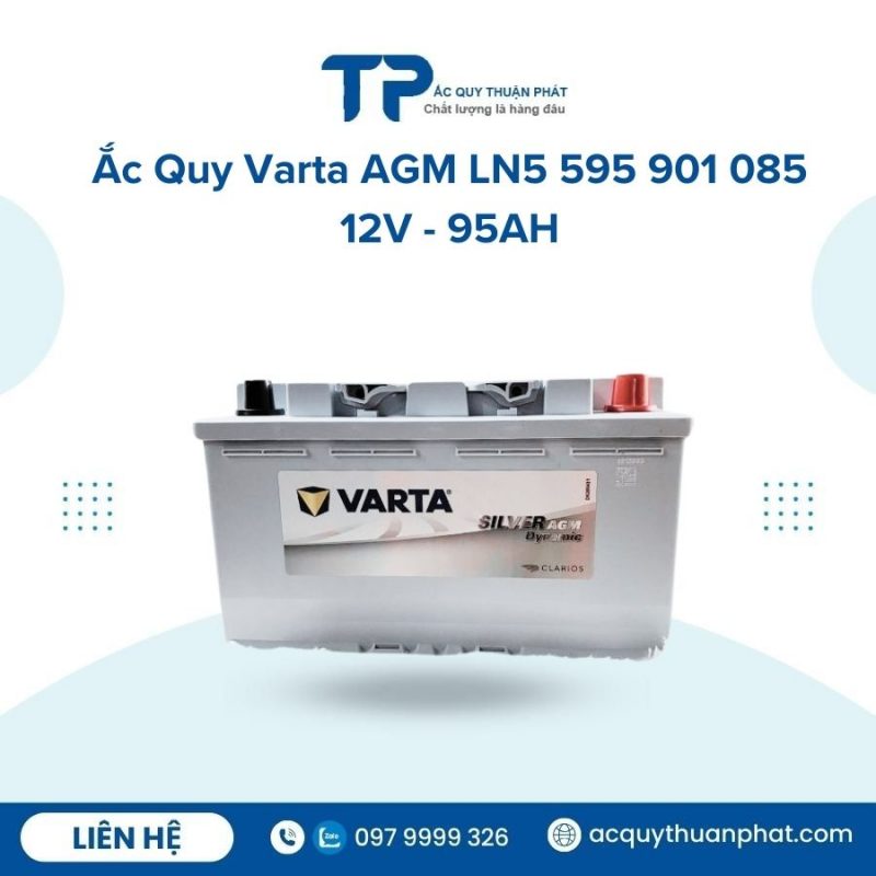 Ắc Quy Varta AGM LN5 595 901 085 12V - 95AH chính hãng