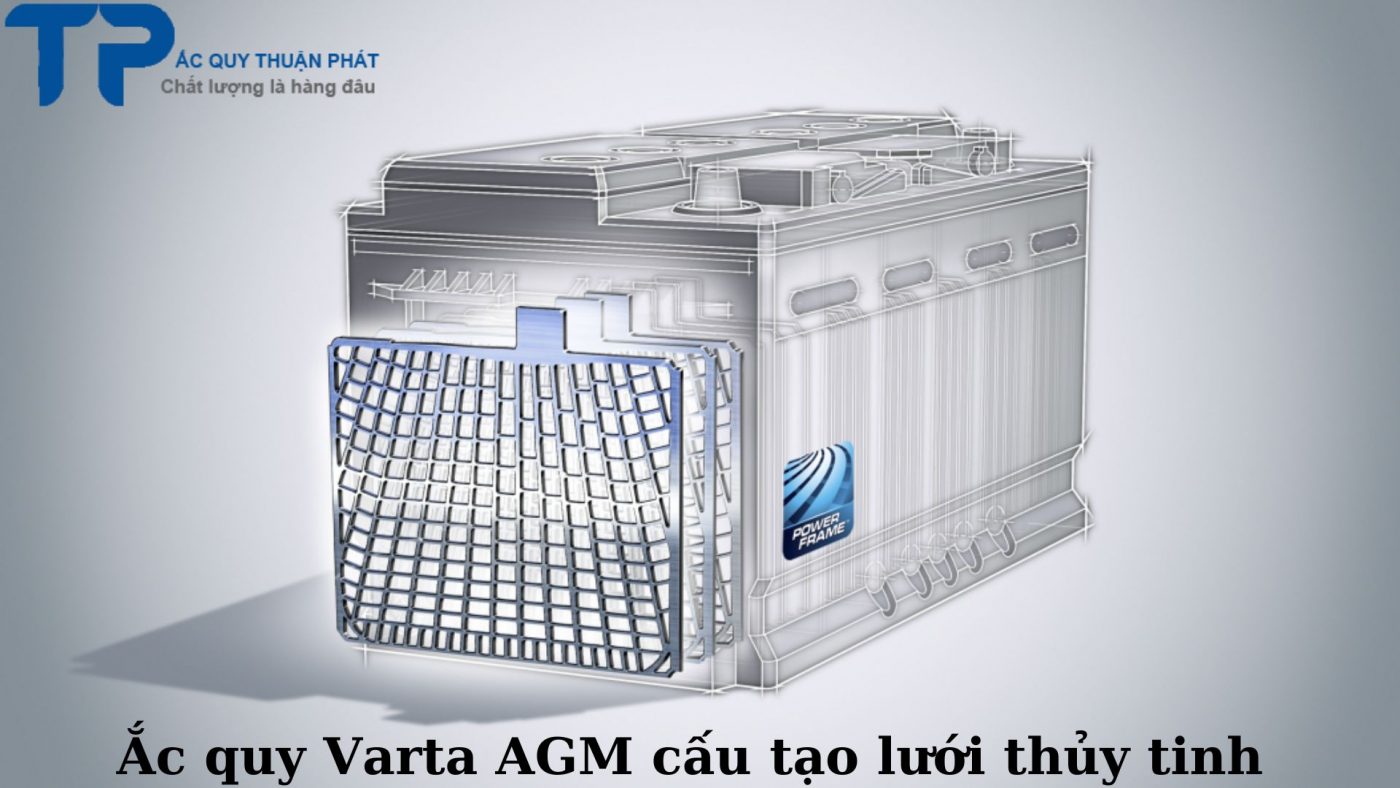 Cấu tạo ắc quy Varta AGM