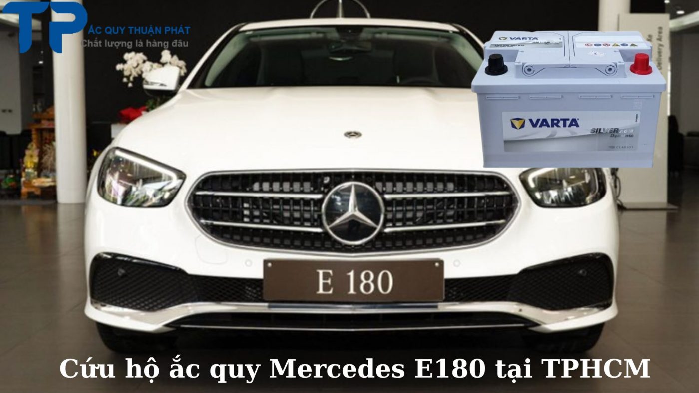 Cứu hộ ắc quy Mercedes E180 tại TPHCM