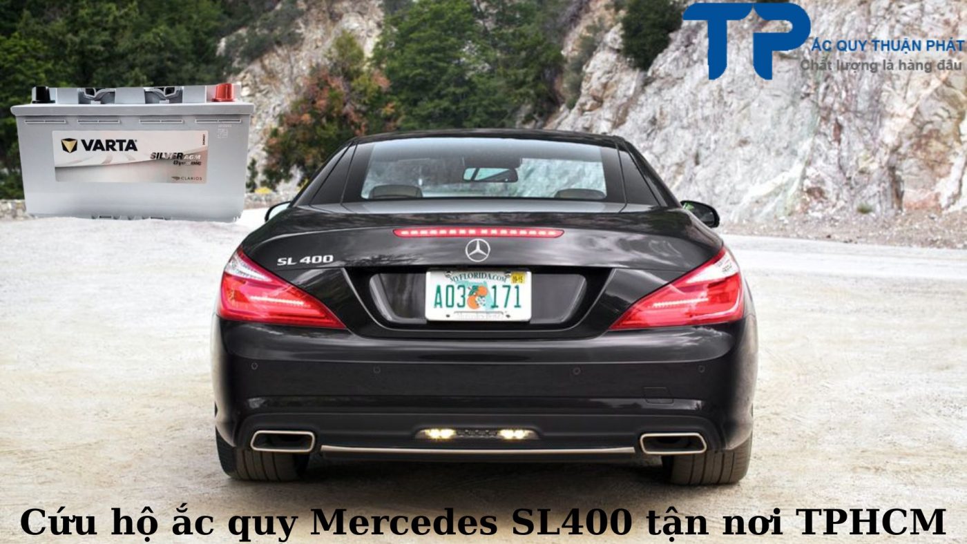 Cứu hộ ắc quy Mercedes SL400 tận nơi TPHCM