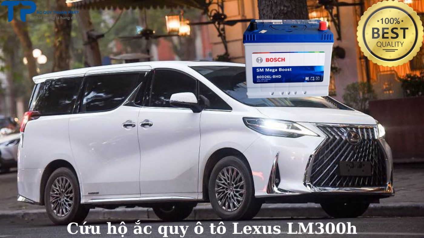 Cứu hộ ắc quy ô tô Lexus Lm300h