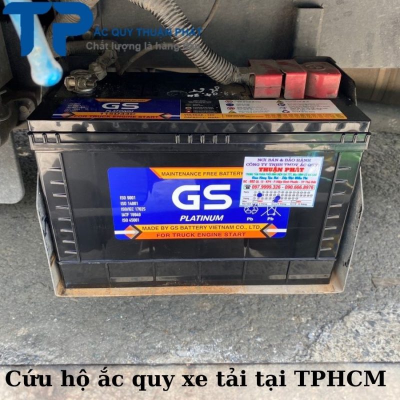 Cứu hộ ắc quy xe tải tại Linh Trung Thủ Đức