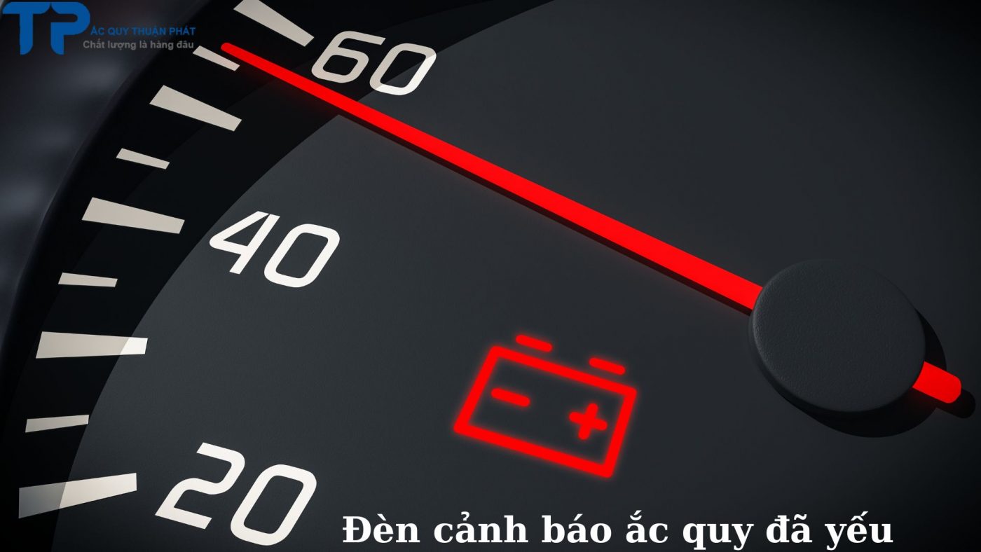 Đèn cảnh báo ắc quy đã yếu