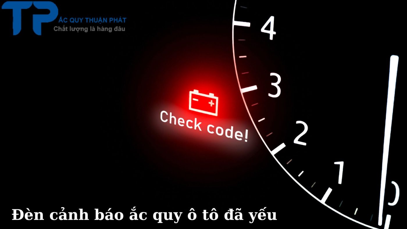 Đèn cảnh báo ắc quy ô tô đã yếu