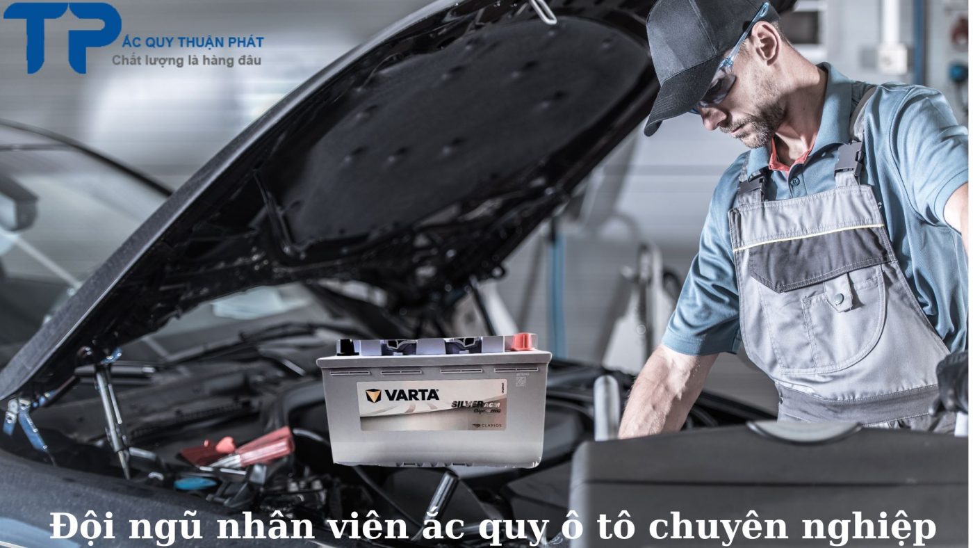 Đội ngũ nhân viên ắc quy ô tô chuyên nghiệp