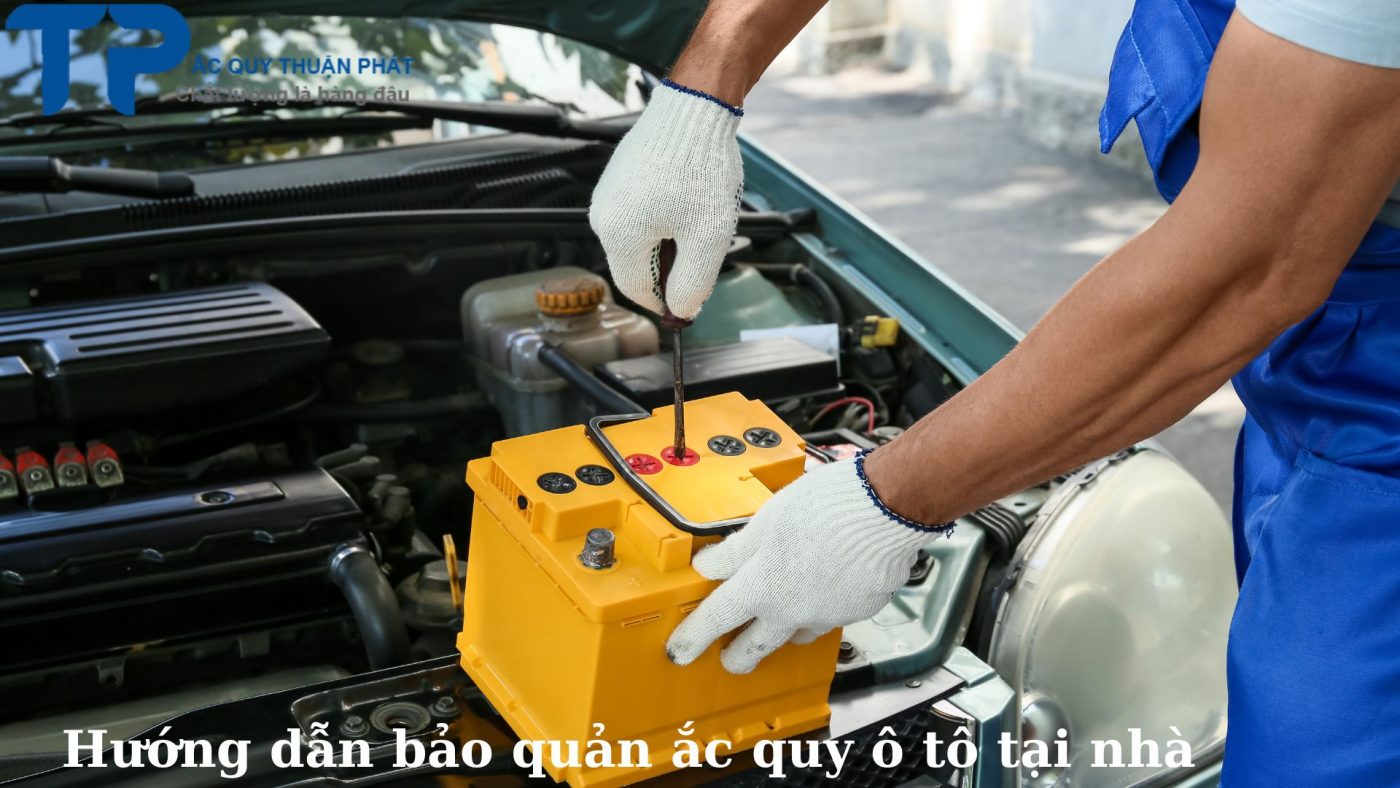 Hướng dẫn lắp đặt ắc quy ô tô tại nhà