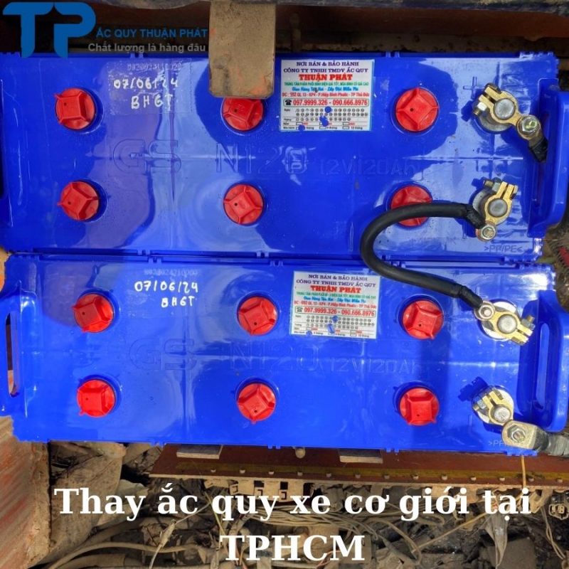 Thay ắc quy xe cơ giới tại Linh Trung Thủ Đức