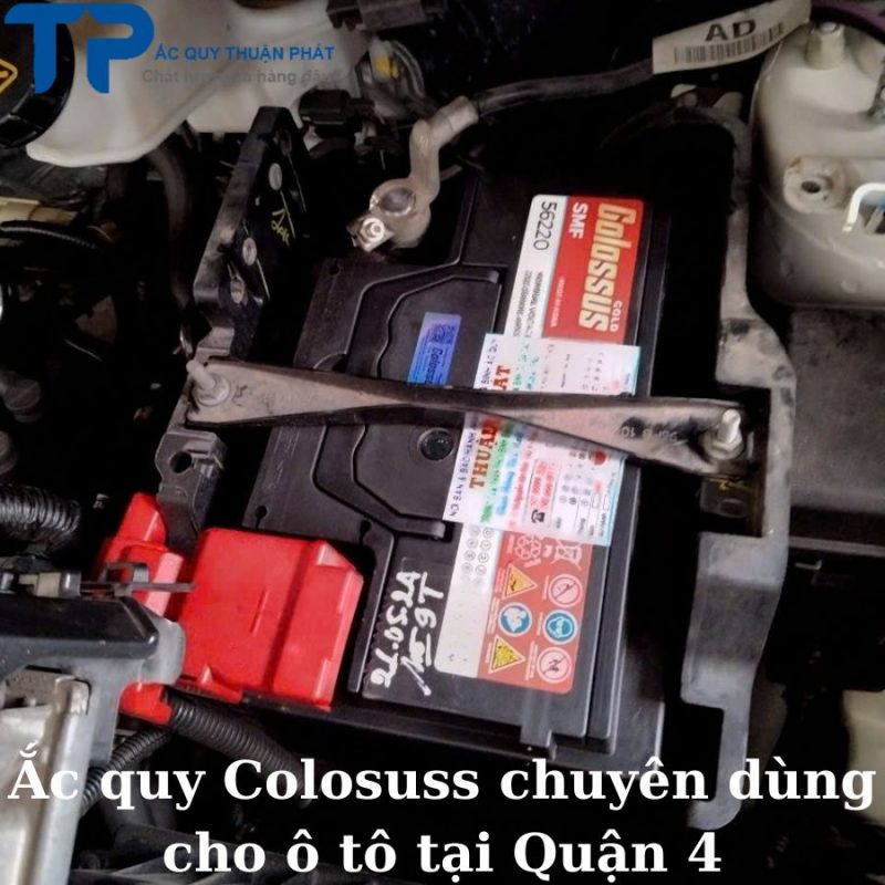 Ắc quy Colosuss chuyên dùng cho ô tô tại Quận 4