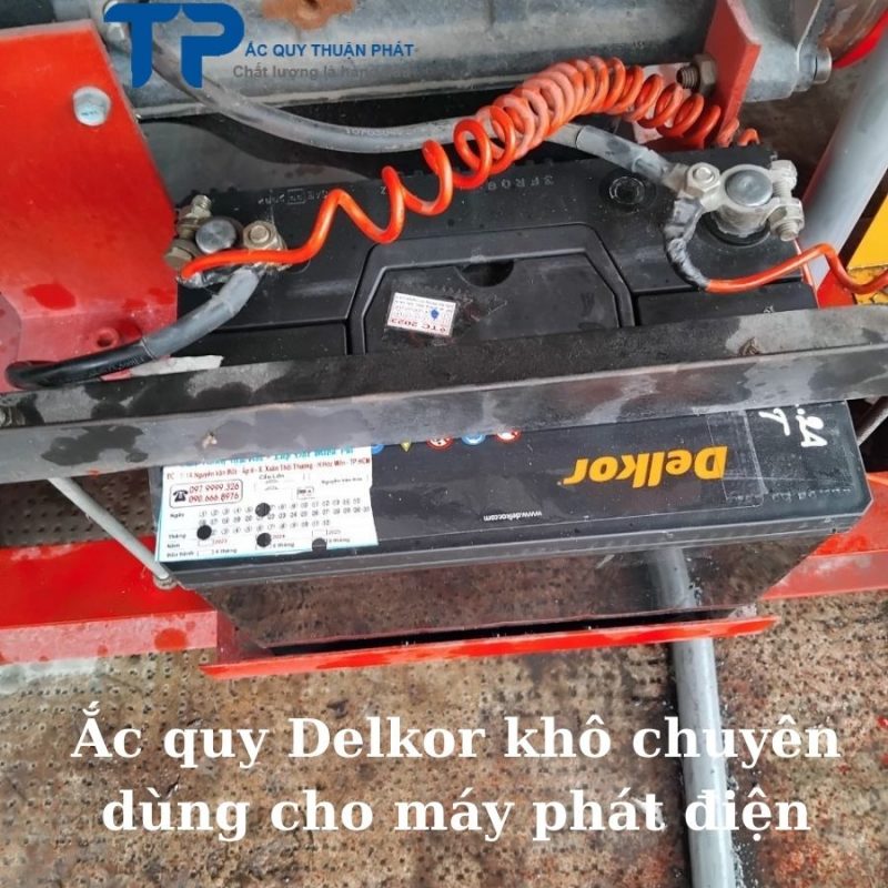 Ắc quy Delkor khô chuyên dùng cho máy phát điện