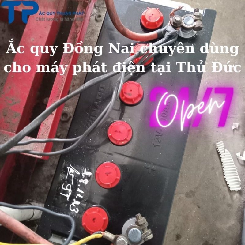 Ắc quy Đồng Nai chuyên dùng cho máy phát điện tại Thủ Đức