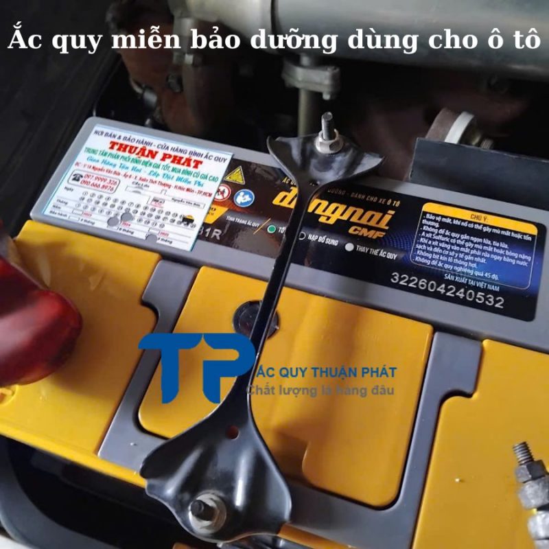 Ắc quy Đồng Nai miễn bảo dưỡng dùng cho ô tô