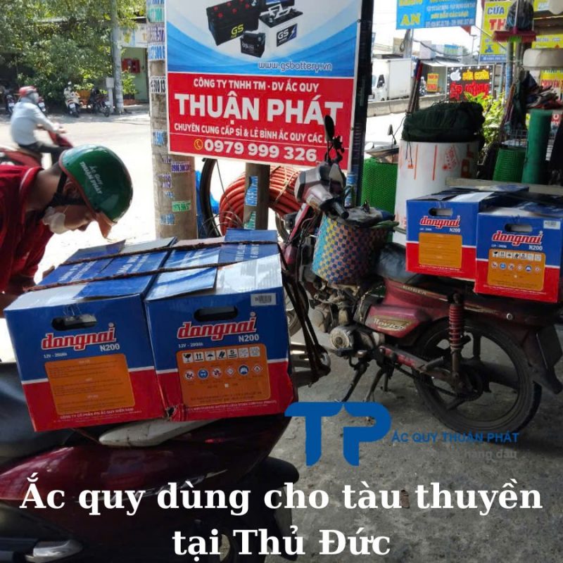 Ắc quy dùng cho tàu thuyền tại Thủ Đức