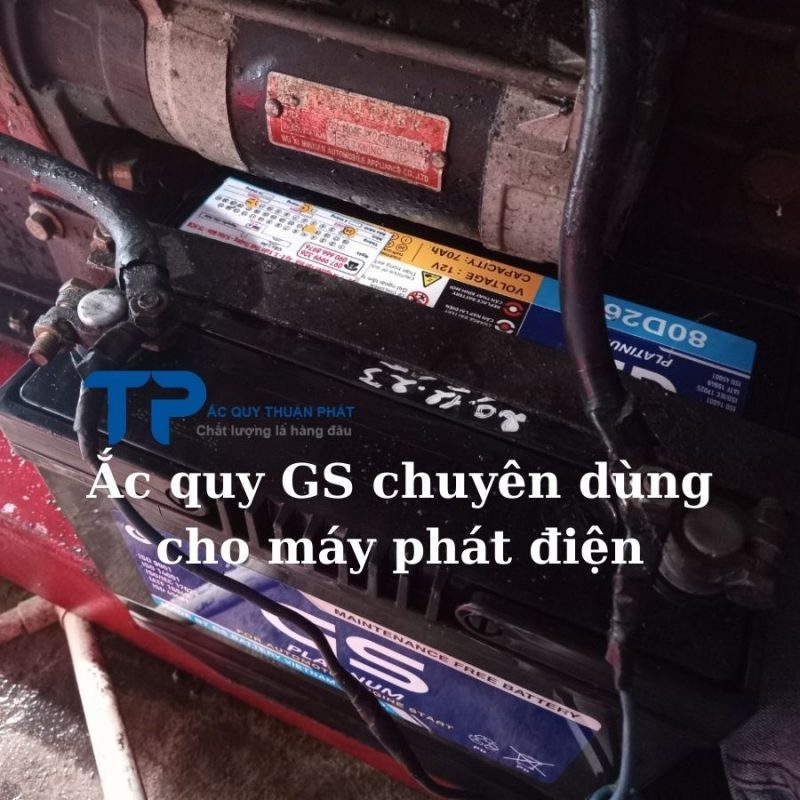 Ắc quy GS chuyên dùng cho máy phát điện