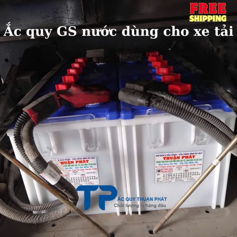 Ắc quy GS nước dùng cho xe tải