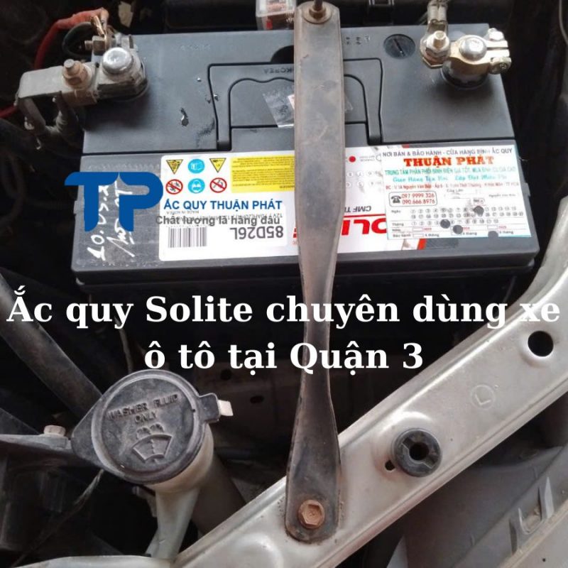 Ắc quy Solite chuyên dụng xe ô tô tại Quận 3