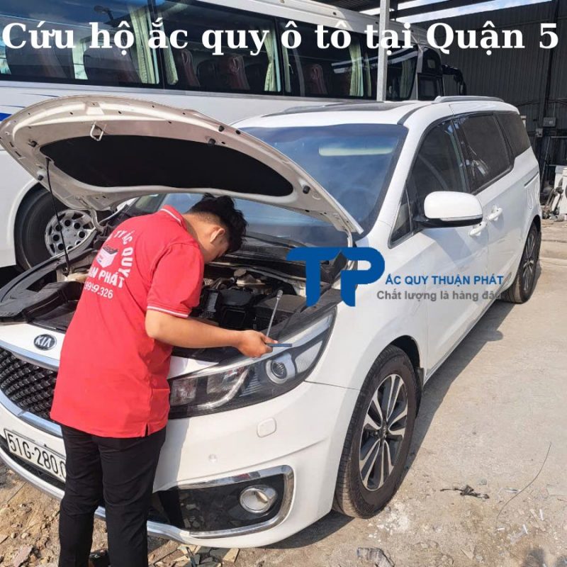 Cứu hộ ắc quy ô tô Quận 5