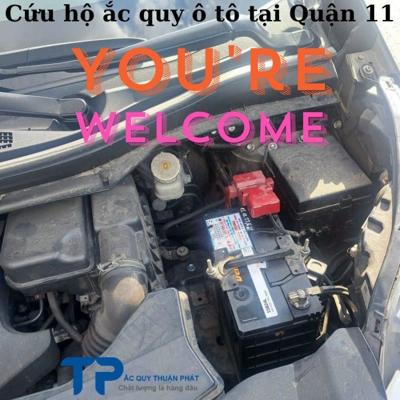 Cứu hộ ắc quy ô tô tại Quận 11