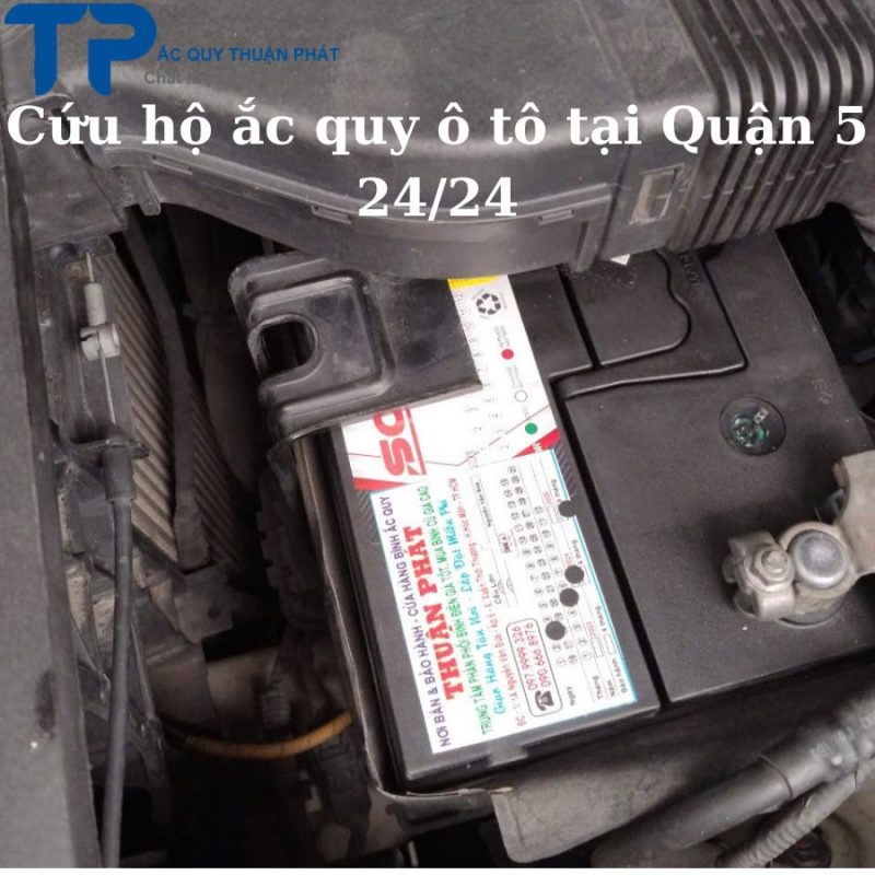 Cứu hộ ắc quy ô tô tại Quận 5 24/24