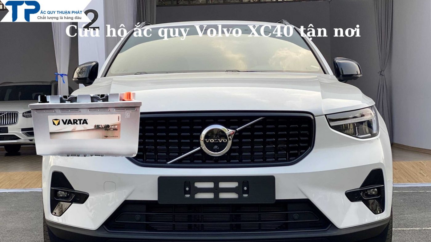 Cứu hộ ắc quy Volvo XC40 tận nơi