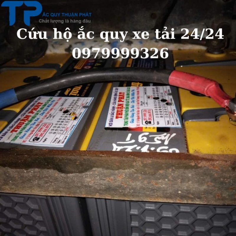 Cứu hộ ắc quy xe tải 24/24 0979999326