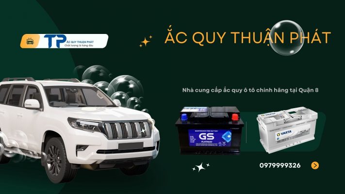 Đại lý ắc quy ô tô chính hãng tại Quận 8;