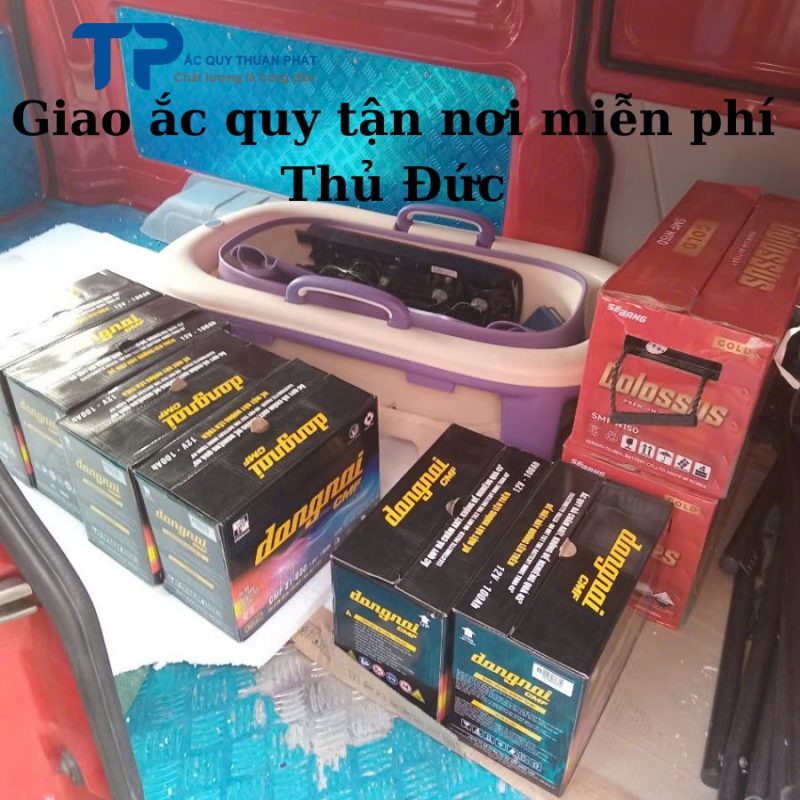 Giao ắc quy tận nơi miễn phí Thành Phố Thủ Đức