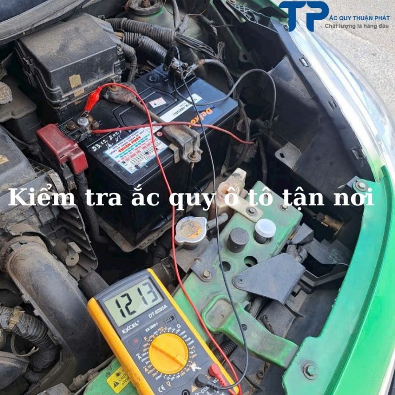 Kiểm tra ắc quy ô tô tận nơi