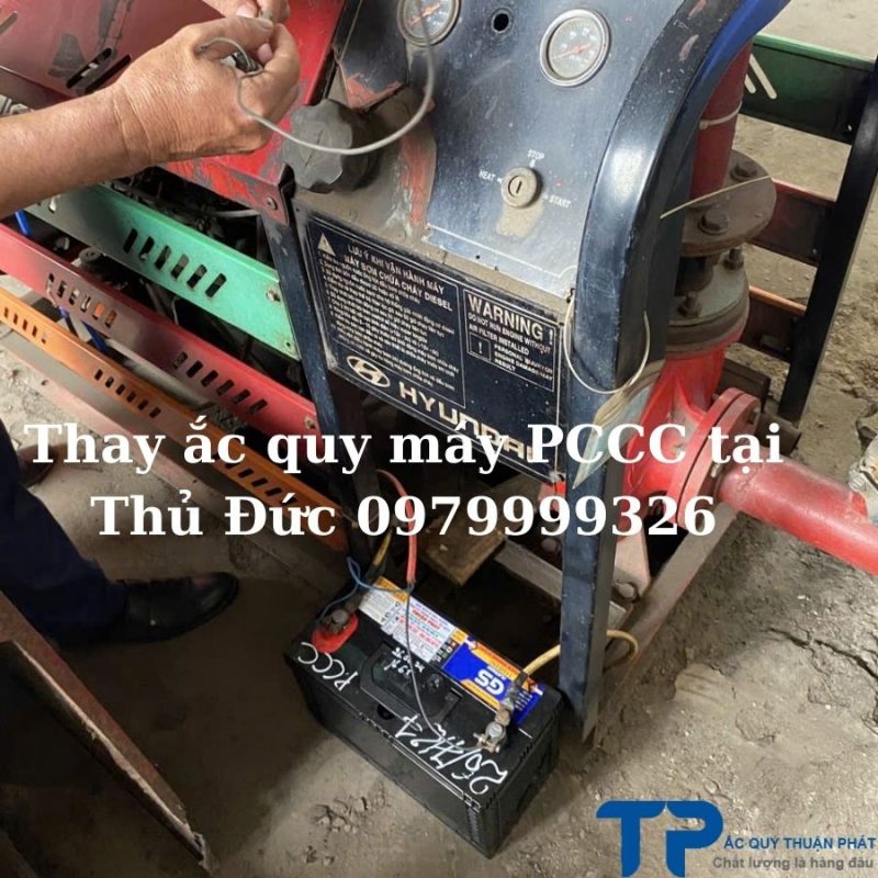 Thay ắc quy máy PCCC tại Thủ Đức 0979999326