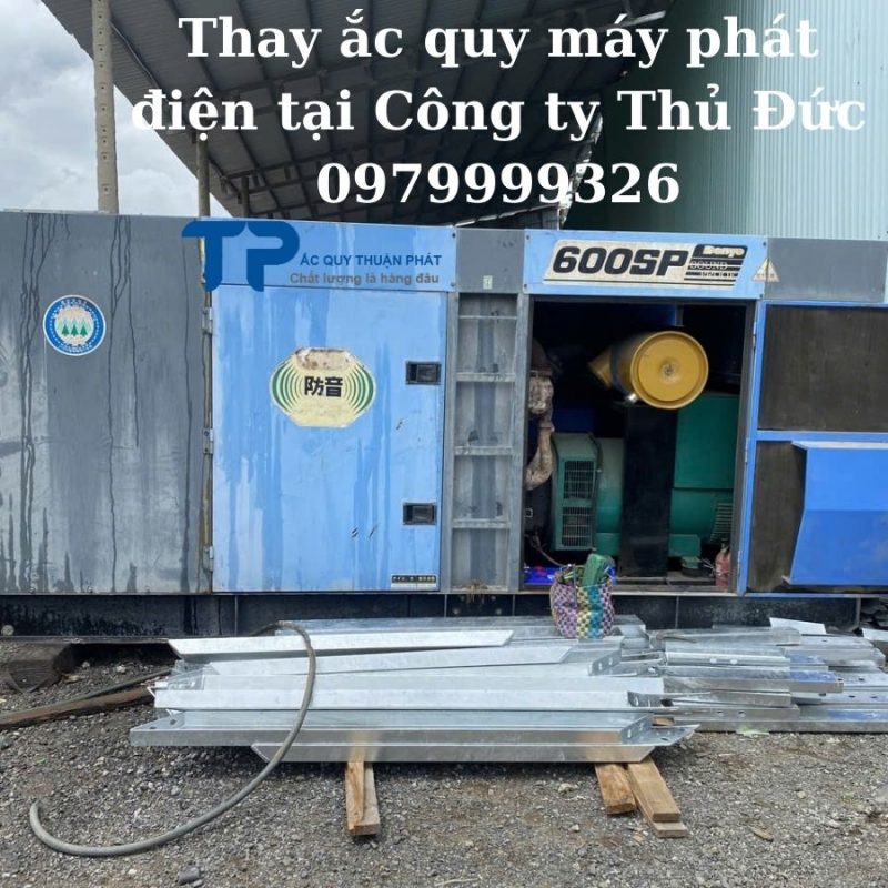 Thay ắc quy máy phát điện tại Công ty Thủ Đức 0979999326