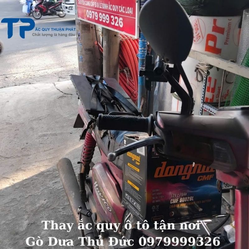 Thay ắc quy ô tô tận noi Gò Dưa Thủ Đức 0979999326