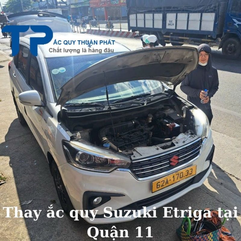 Thay ắc quy Suzuki Etriga tại Quận 11