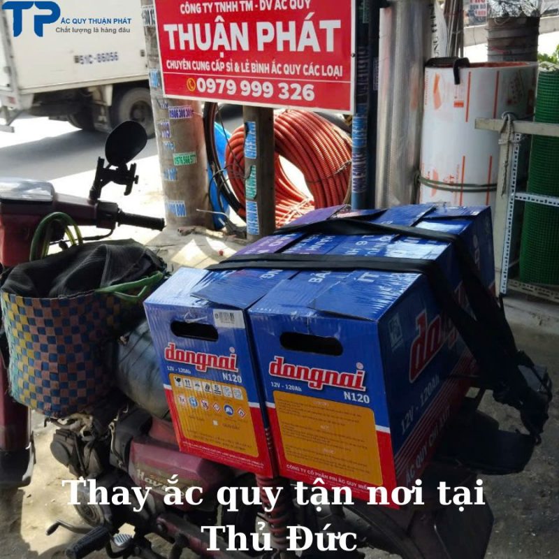 Thay ắc quy tận nơi tại Thành Phố Thủ Đức