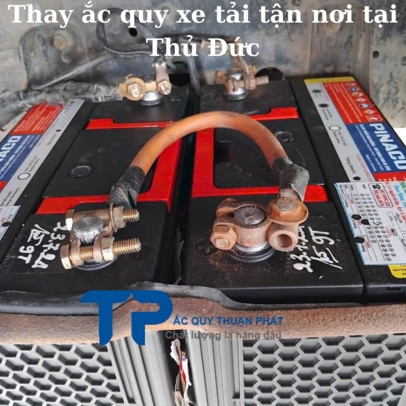 Thay ắc quy xe tải tận nơi tại Thủ Đức